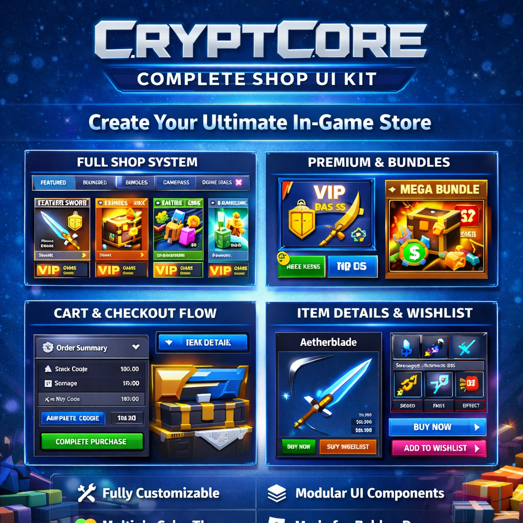 Shop UI Menu